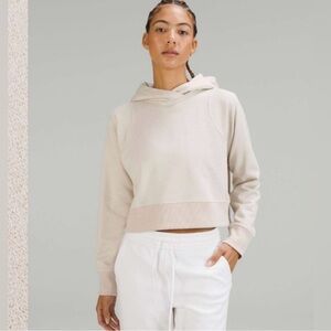 Lululemon Loungeful Cropped Hoodie Sparkle